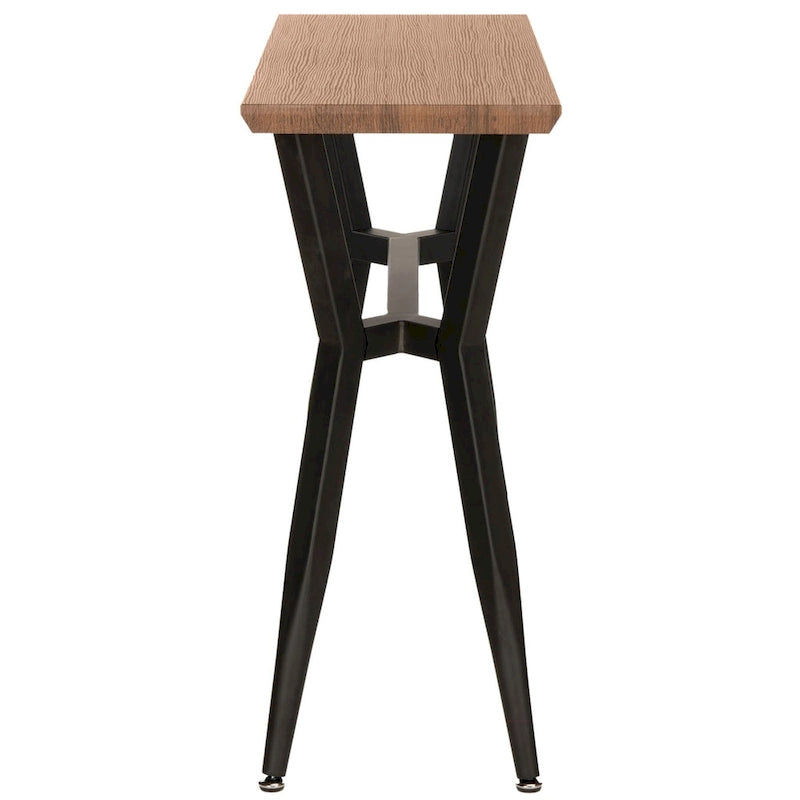 Brown/Black Console Table - 39W x 14D x 31H