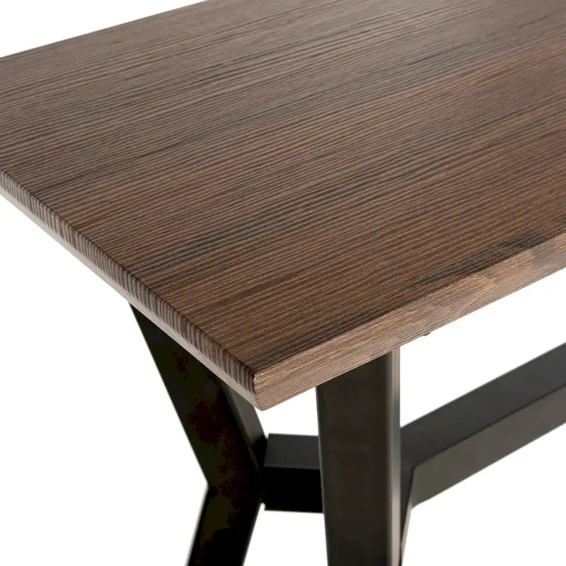 Brown/Black Console Table - 39W x 14D x 31H