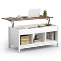 Lift Top Coffee Table with Hidden Compartment and Storage