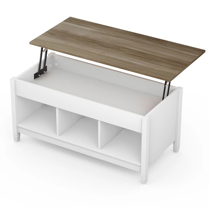 Lift Top Coffee Table with Hidden Compartment and Storage