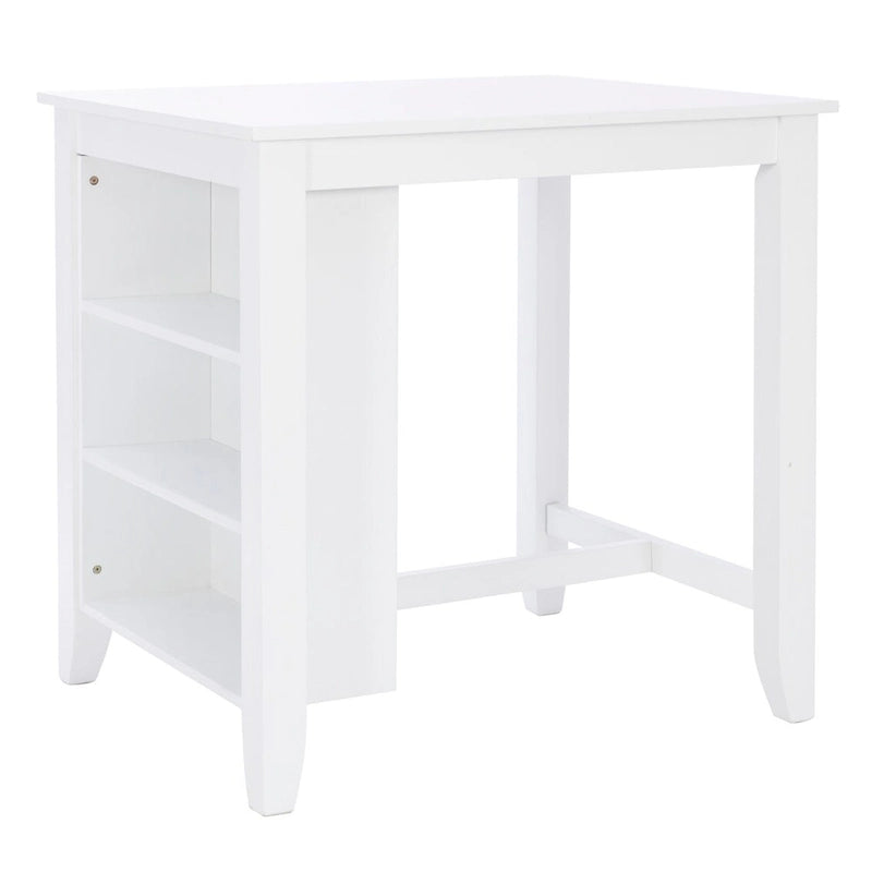 Table haute blanche peu encombrante