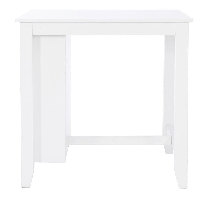 Table haute blanche peu encombrante