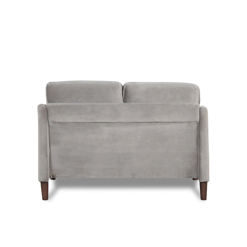Modern 52-inch Velvet Upholstered Loveseat with Cushions