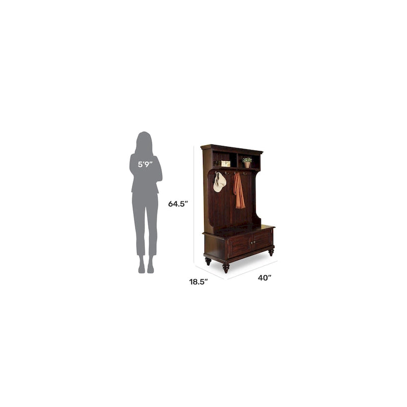 Dark Espresso Hall Stand
