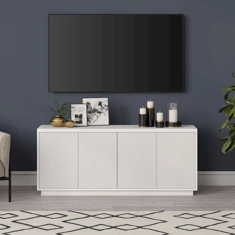 Meuble TV rectangulaire pour téléviseurs jusqu'à 65 pouces