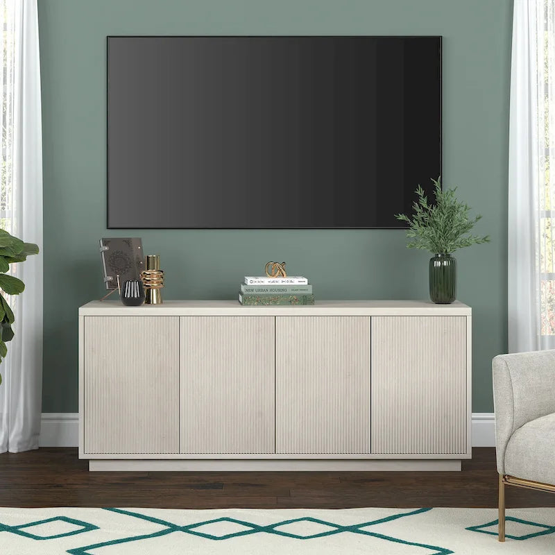 Meuble TV rectangulaire pour téléviseurs jusqu'à 65 pouces