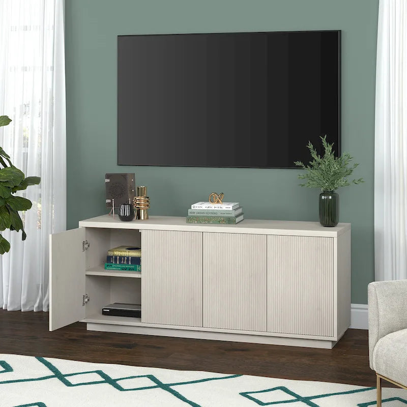 Meuble TV rectangulaire pour téléviseurs jusqu'à 65 pouces