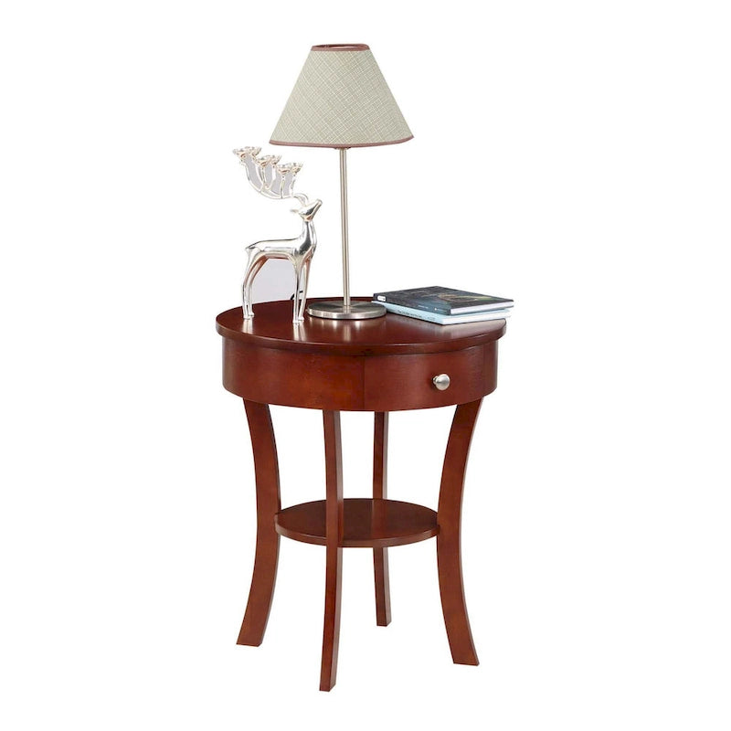 1 Drawer End Table with Shelf