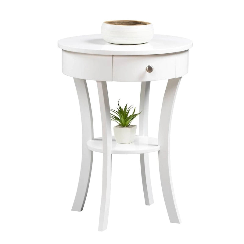 1 Drawer End Table with Shelf