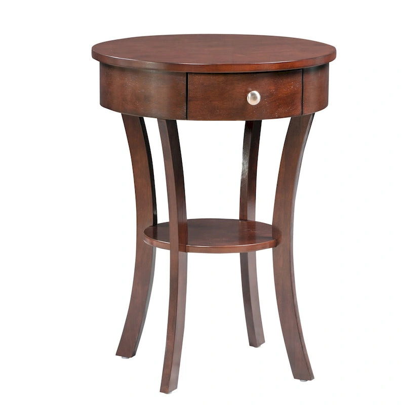 1 Drawer End Table with Shelf