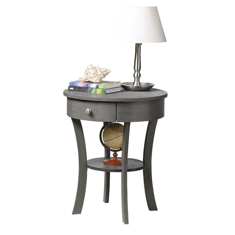 1 Drawer End Table with Shelf