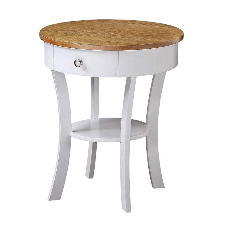1 Drawer End Table with Shelf