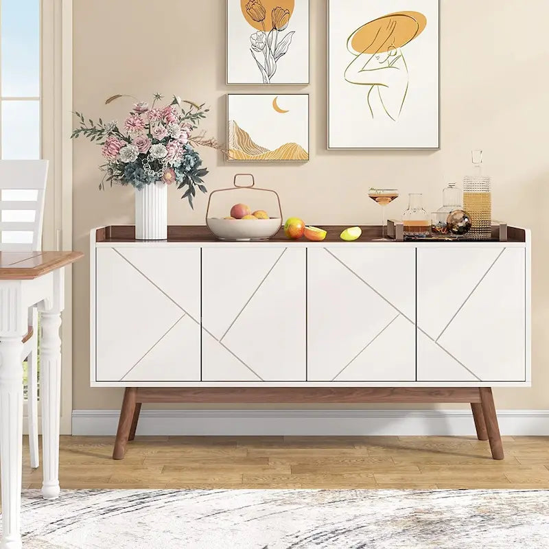 55 inch Buffet Cabinet with Storage and Doors