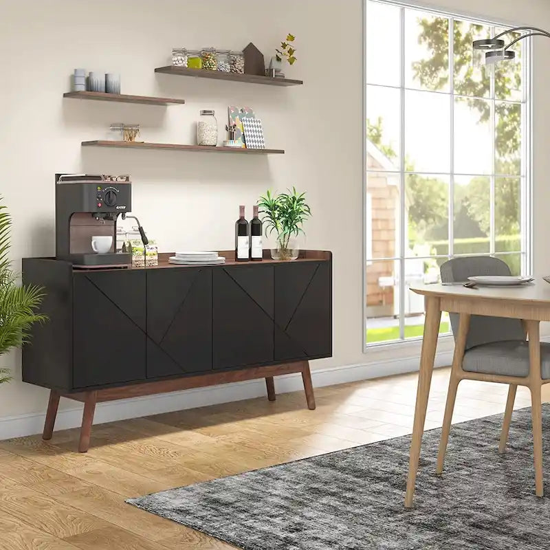 55 inch Buffet Cabinet with Storage and Doors