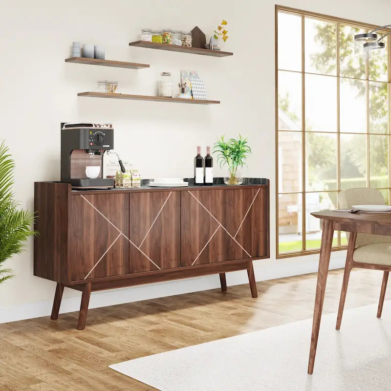 55 inch Buffet Cabinet with Storage and Doors