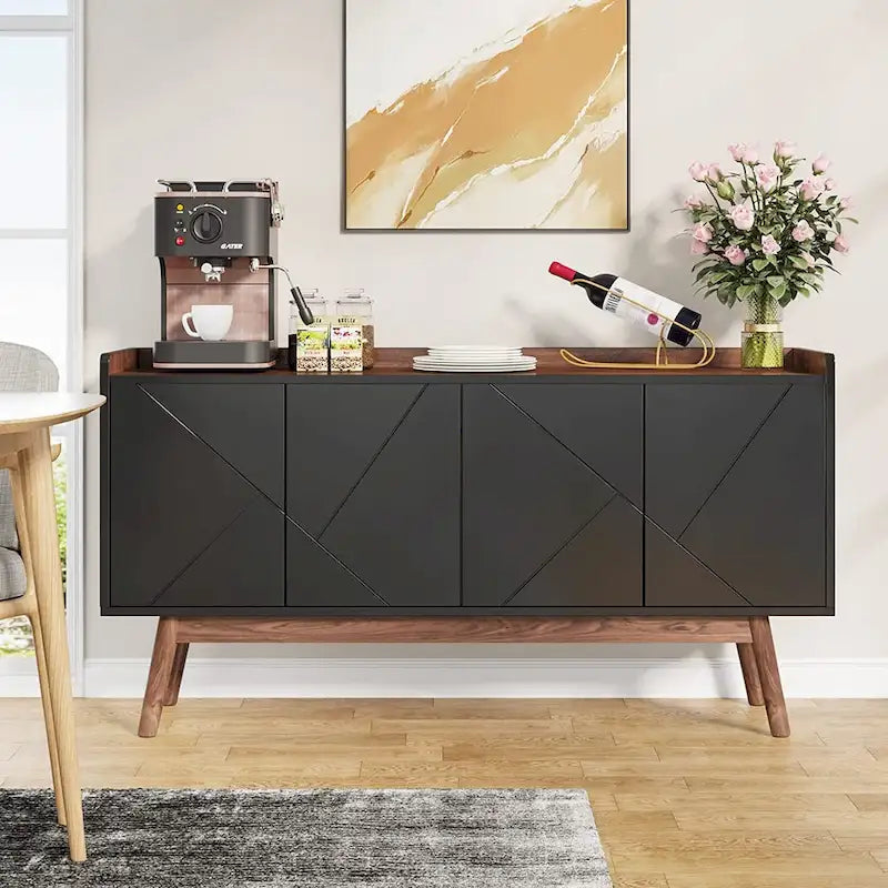 55 inch Buffet Cabinet with Storage and Doors