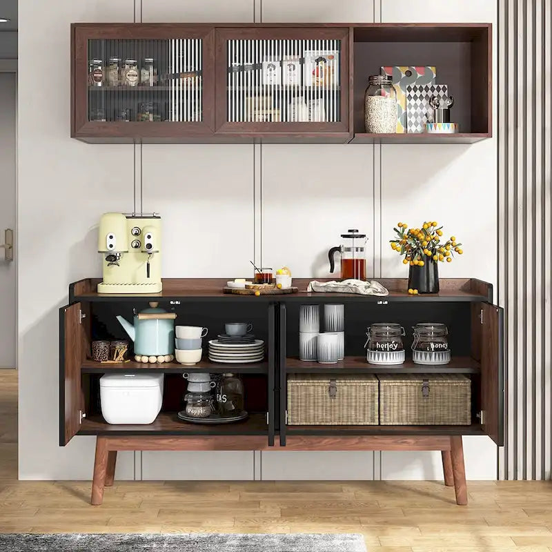 55 inch Buffet Cabinet with Storage and Doors