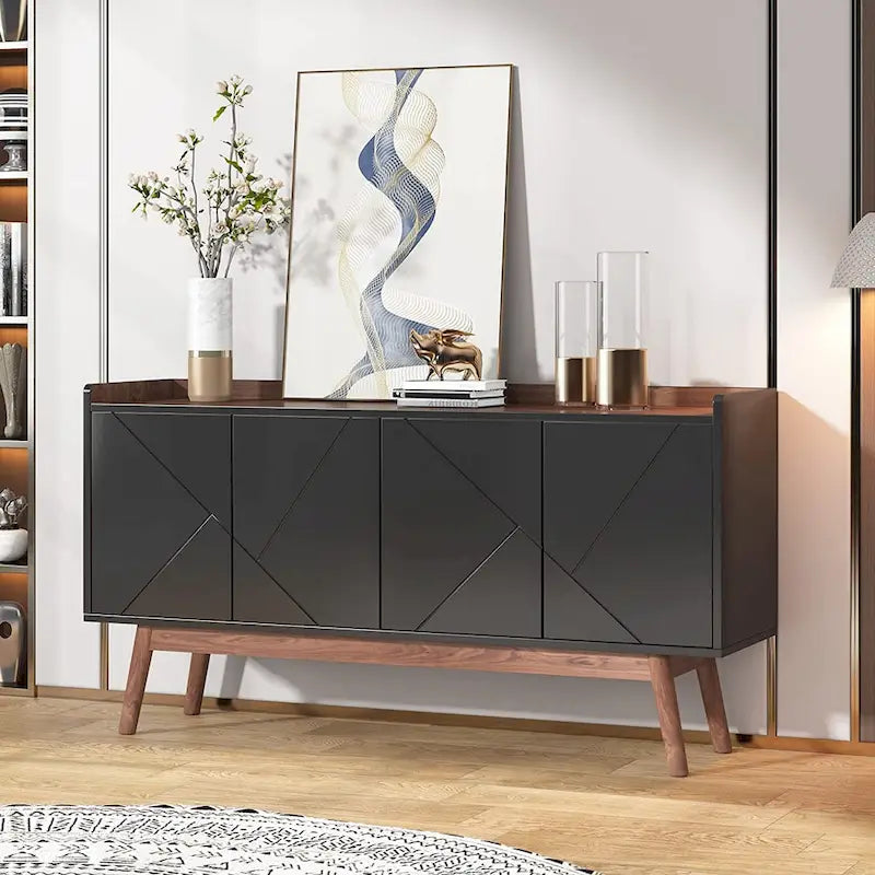 55 inch Buffet Cabinet with Storage and Doors