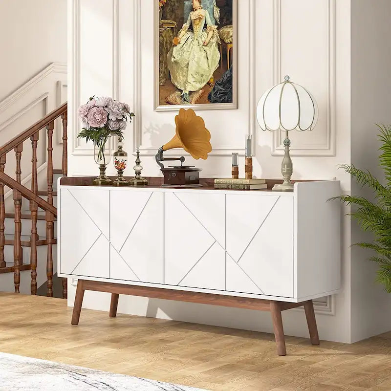 55 inch Buffet Cabinet with Storage and Doors