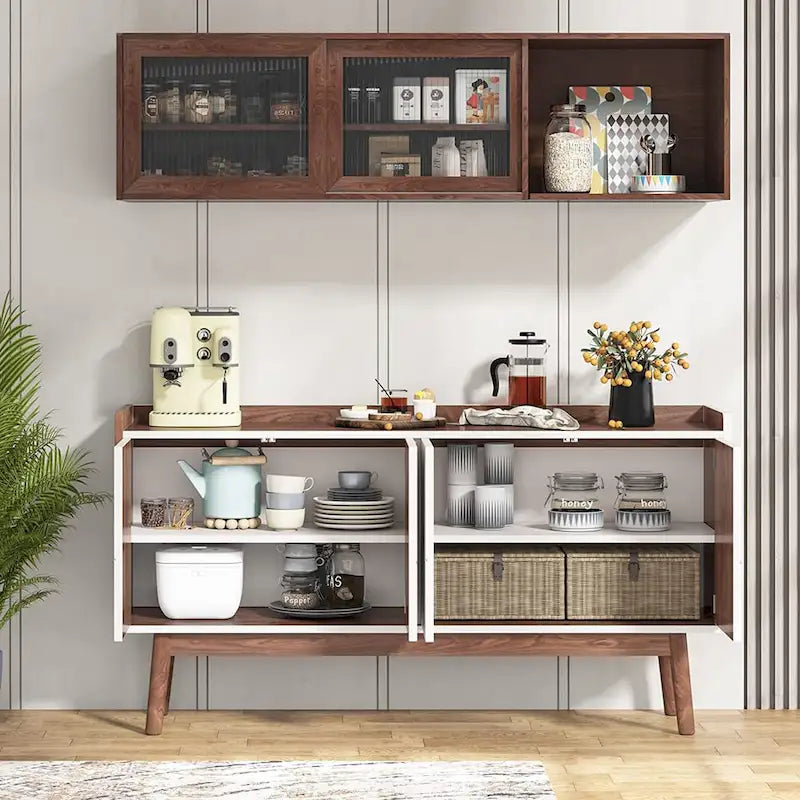 55 inch Buffet Cabinet with Storage and Doors