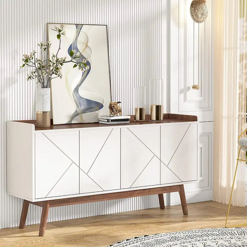 55 inch Buffet Cabinet with Storage and Doors