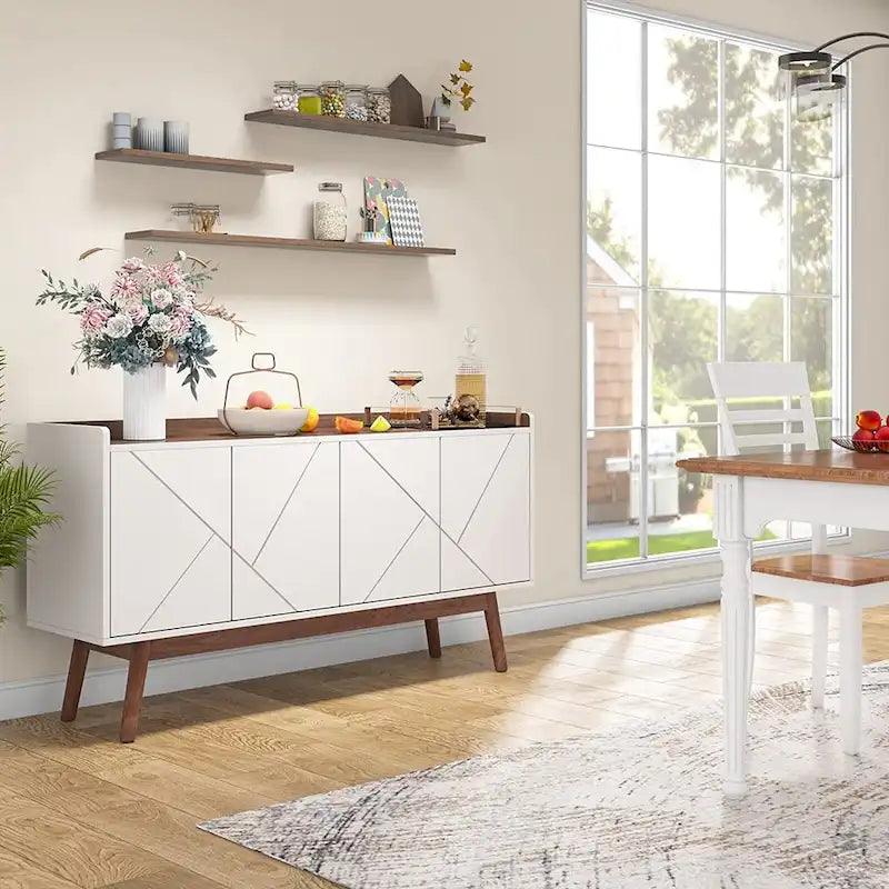 55 inch Buffet Cabinet with Storage and Doors