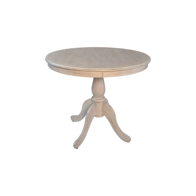 36" Round Pedestal Dining Table