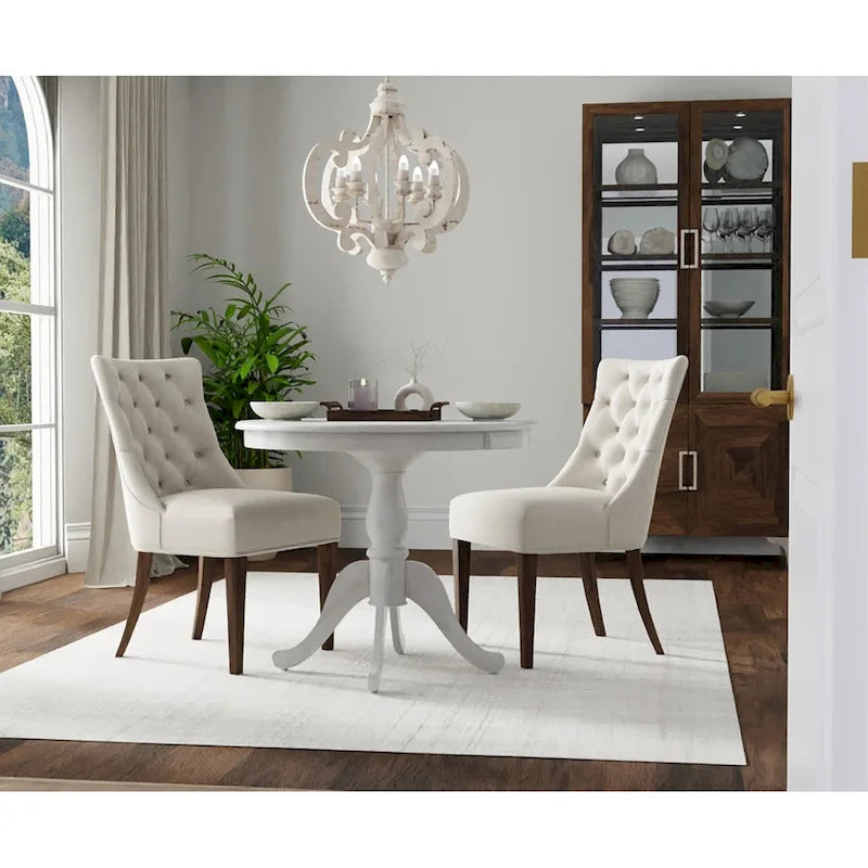 36" Round Pedestal Dining Table