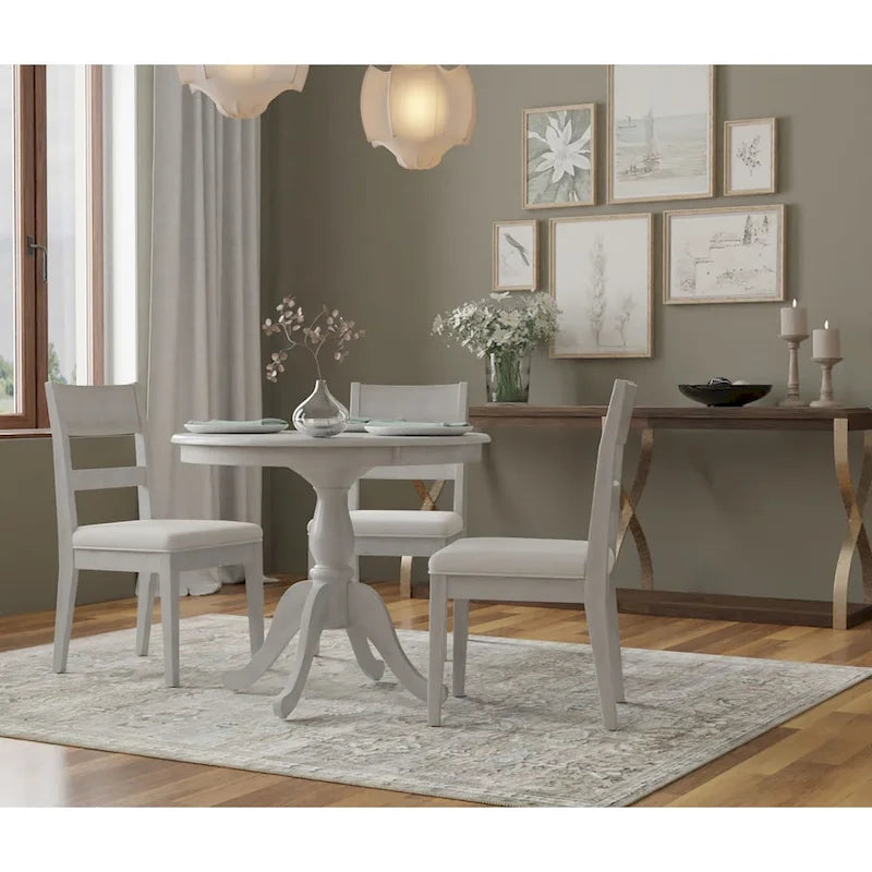 36" Round Pedestal Dining Table