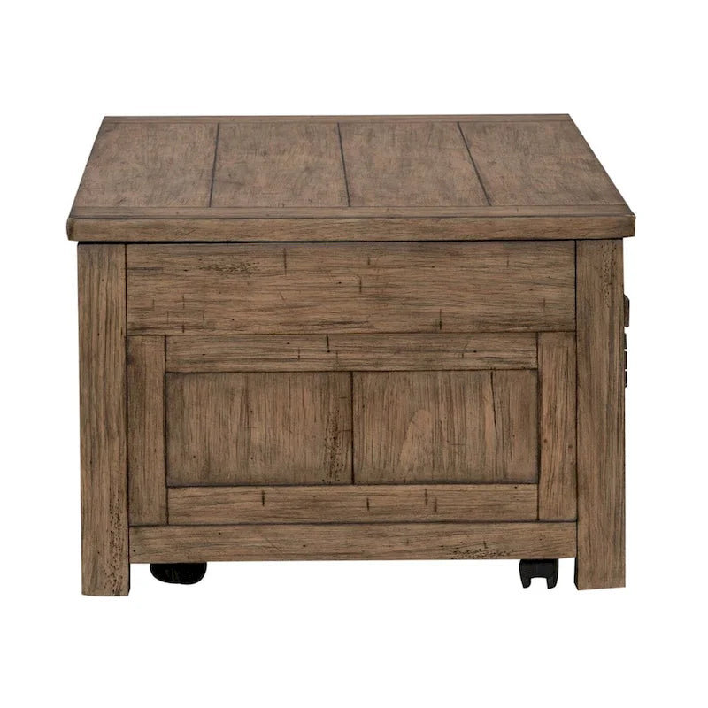 Weathered Toffee Lift Top Cocktail Table