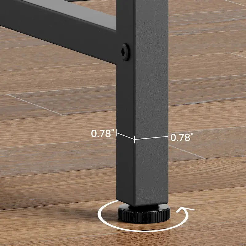 Narrow Console Table | Industrial Hallway & Sofa Table for Entryway