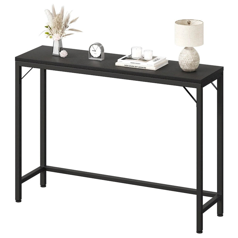 Narrow Console Table | Industrial Hallway & Sofa Table for Entryway