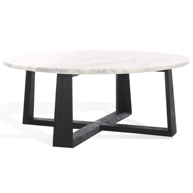 Marble Top Coffee Table - 38Wx38Dx15H
