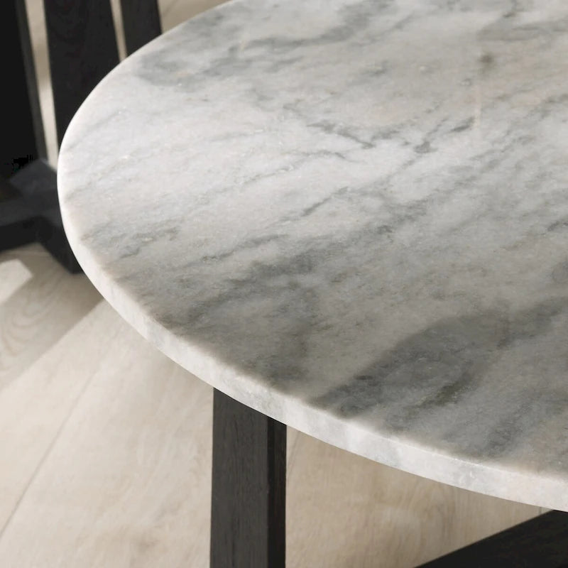 Marble Top Coffee Table - 38Wx38Dx15H