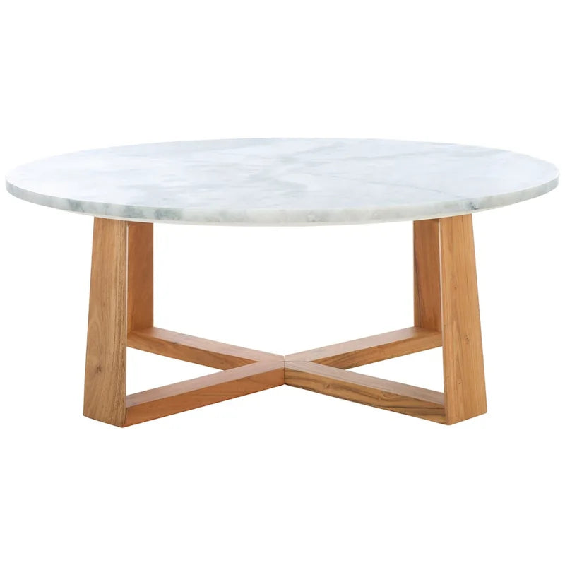 Marble Top Coffee Table - 38Wx38Dx15H