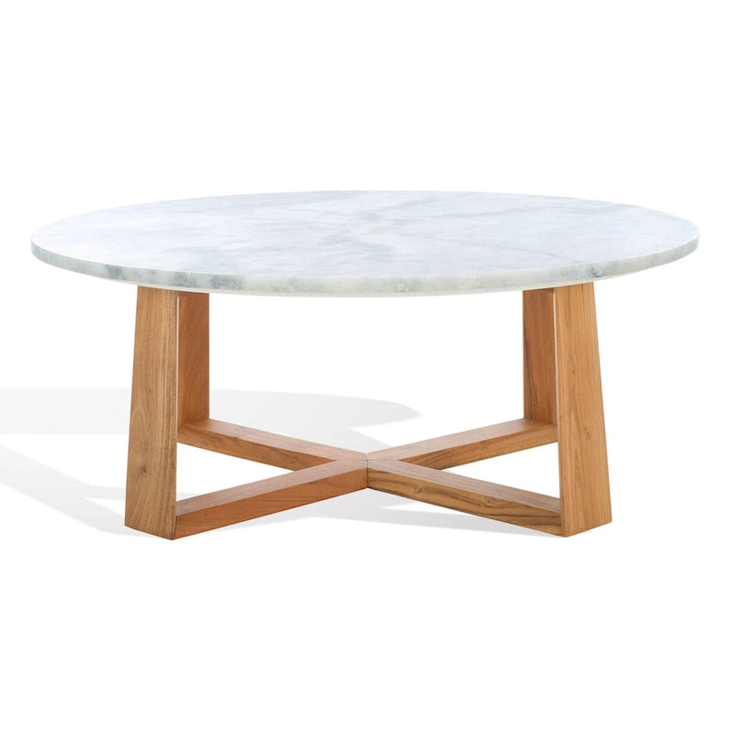 Marble Top Coffee Table - 38Wx38Dx15H